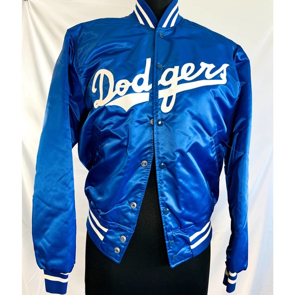Dodgers Metallic Blue Jacket Vintage - Picture 2 of 4